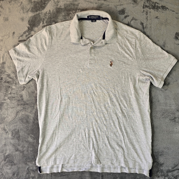 U.S. Polo Assn. Other - U.S. Polo Assn. Light Gray Polo Shirt Luxury Feel Size XL